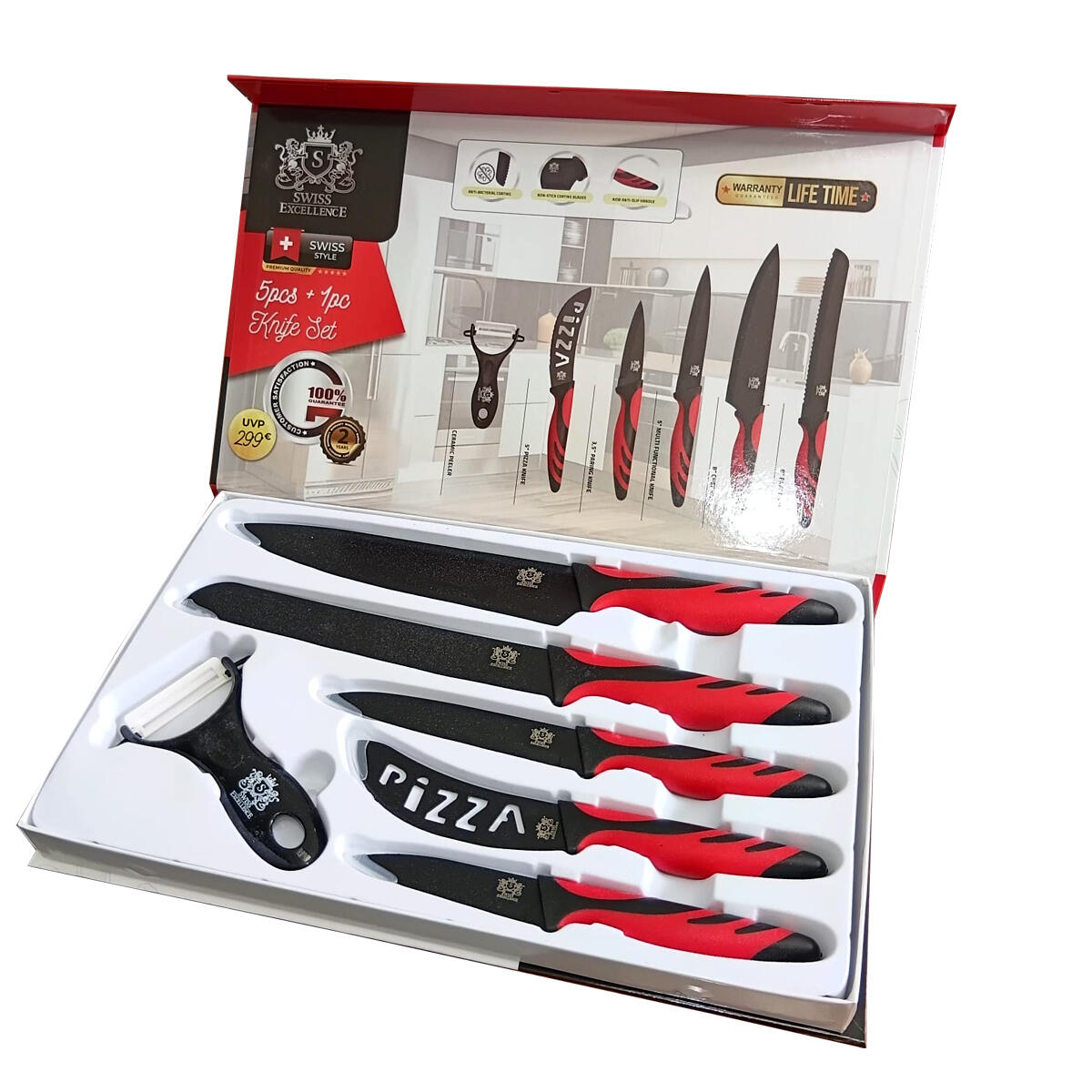 Cuchillos de cocina de acero inoxidable